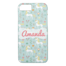 Teste padrão mágico do unicórnio, azul