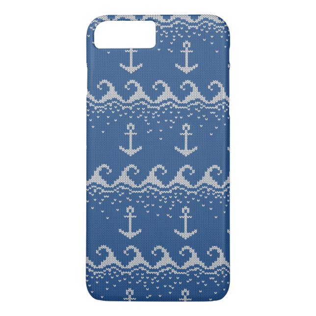 Capa Para iPhone, Case-Mate Teste padrão náutico da malha (Verso)