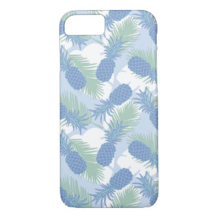 Capa iPhone 8/7 Teste padrão Pastel tropical do abacaxi