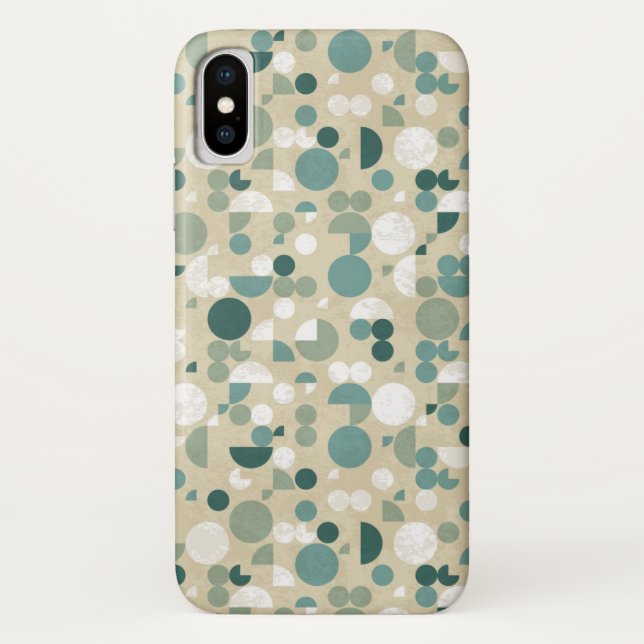 Capa Para iPhone, Case-Mate Teste padrão retro abstrato (Verso)