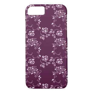 Capa Para iPhone Da Case-Mate teste padrão roxo floral retro