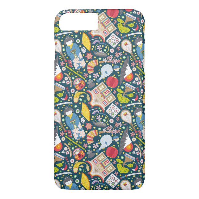 Capa Para iPhone, Case-Mate Teste padrão sem emenda japonês (Verso)