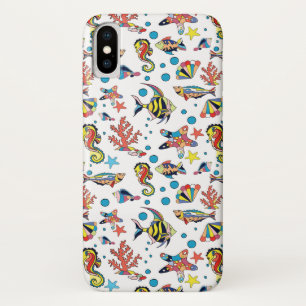 Capa Para iPhone Da Case-Mate Teste padrão subaquático colorido da vida marinh