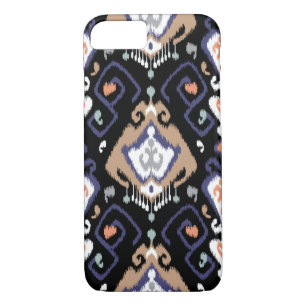 Capa Para iPhone Da Case-Mate Teste padrão tribal do ikat escuro moderno chique