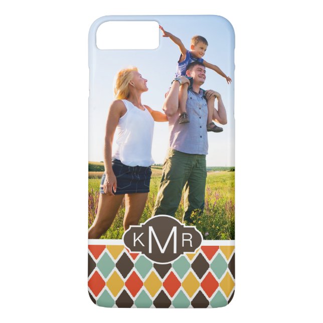 Capa Para iPhone, Case-Mate Teste padrão tribal do ikat moderno feito sob (Verso)