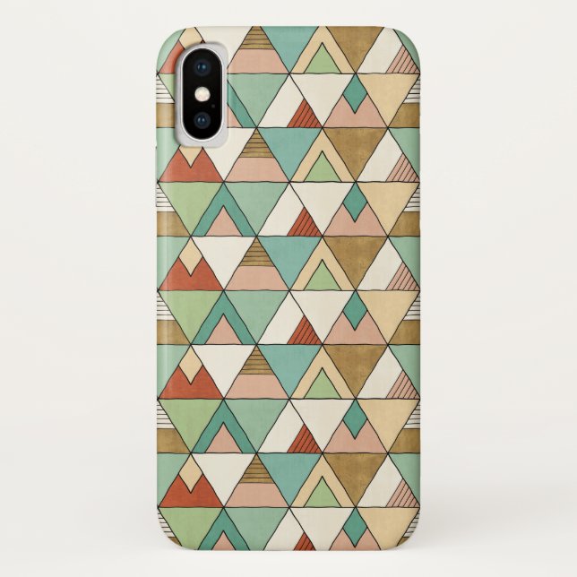 Capa Para iPhone, Case-Mate Teste padrão tribal tirado mão de etapa | de Geo (Verso)