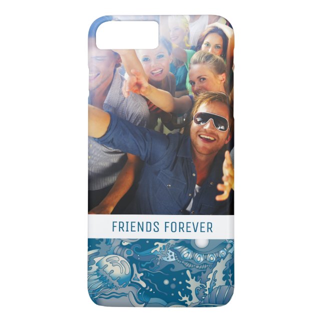 Capa Para iPhone, Case-Mate Teste padrão tropical | do mar seus foto & texto (Verso)