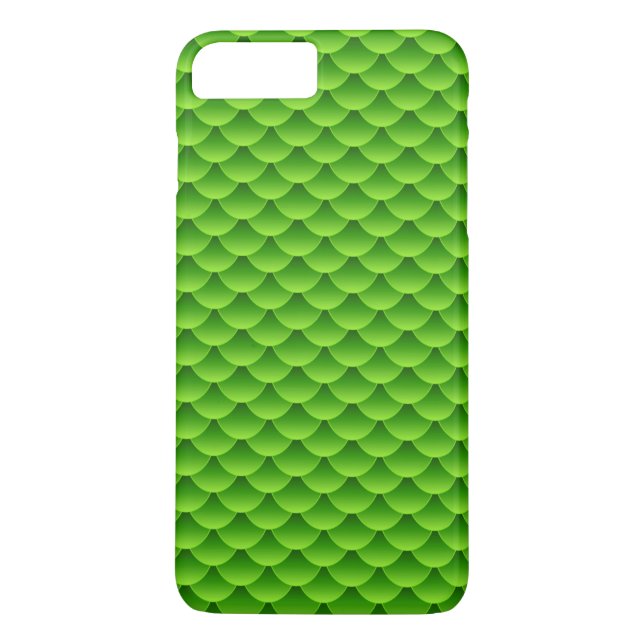 Capa Para iPhone, Case-Mate Teste padrão verde pequeno da escala de peixes (Verso)