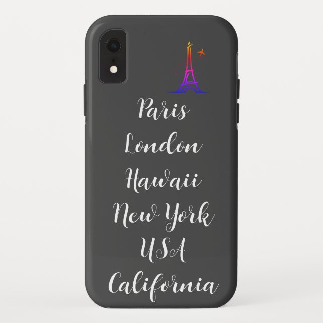 Capa Para iPhone, Case-Mate Texto personalizado - moderna tendência de design  (Verso)