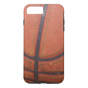 Capa iPhone 8 Plus/7 Plus Textura antiga de basquete Vestida por retrô