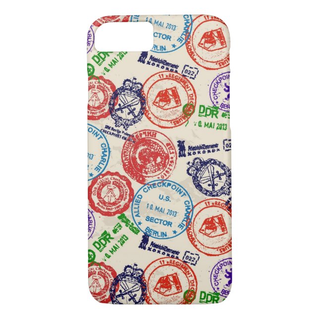 Capa Para iPhone, Case-Mate Textura com selos reais. (Verso)