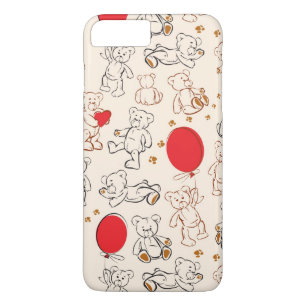 Capa Para iPhone Da Case-Mate Textura com ursos de ursinho