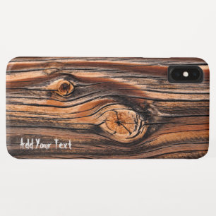 Capa Para iPhone Da Case-Mate Textura de madeira personalizada única Legal
