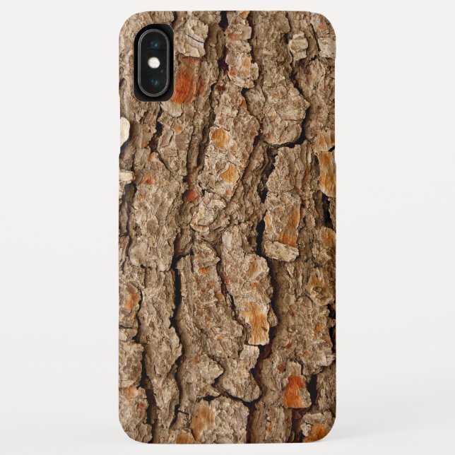 Capa Para iPhone, Case-Mate Textura do Latido da árvore do pinheiro (Verso)