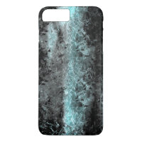 Textura fibrosa estranha em azul claro e preto
