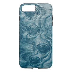 Capa iPhone 8 Plus/7 Plus Textura legal do nó de grão de madeira pintada