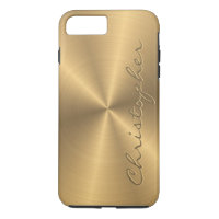 Textura radial metálica Dourado personalizada