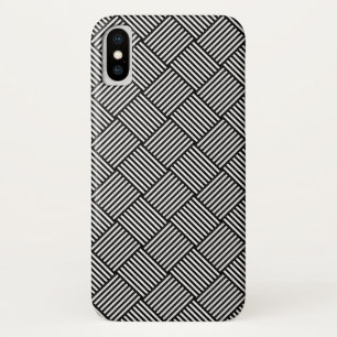 Capa Para iPhone X Textura verificada geométrica