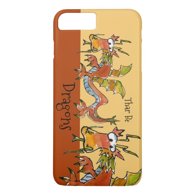 Capa Para iPhone, Case-Mate Thar Be Dragon (Verso)
