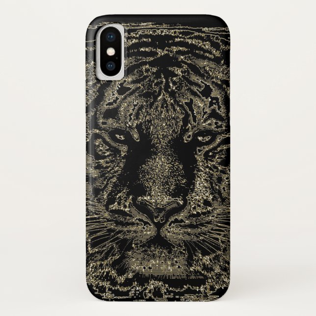 Capa Para iPhone, Case-Mate Tiger Fine Art (Verso)
