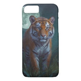 Capa iPhone 8/7 Tigre e Lua Completa
