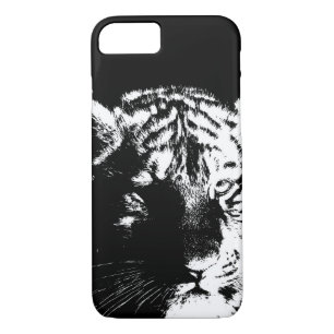 Capa Para iPhone Da Case-Mate Tigre Pop de Arte Preto e Branco