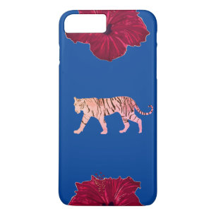 Capa iPhone 8 Plus/7 Plus Tigre Rosa