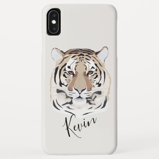 Capa Para iPhone, Case-Mate Tigre, rosto de tigre, símbolo de 2022 (Verso)