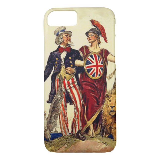 Capa Para iPhone, Case-Mate Tio Sam e Britannia (Verso)