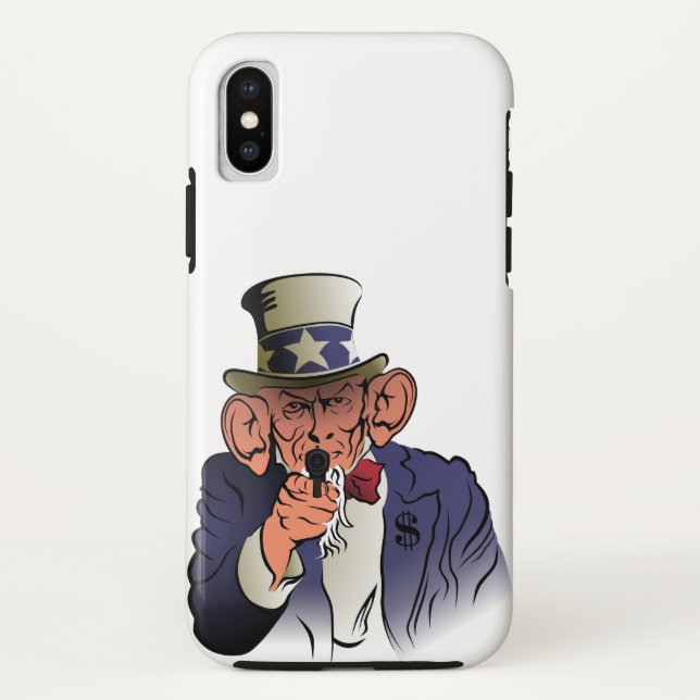 Capa Para iPhone, Case-Mate Tio Sam em cores (Verso)