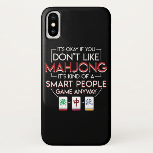 Capa Para iPhone Da Case-Mate Tipo de Mahjong de pessoas espertas do jogo de