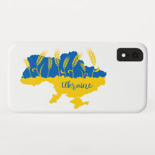 Capa Para iPhone Da Case-Mate Tipografia da Ucrânia e orelha de trigo com pavilh