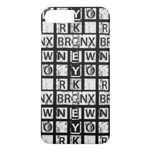Capa Para iPhone Da Case-Mate Tipografia do Grunge de Bronx New York  