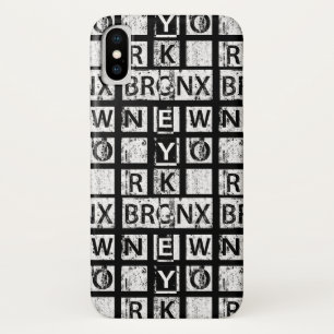 Capa Para iPhone Da Case-Mate Tipografia do Grunge de Bronx New York  