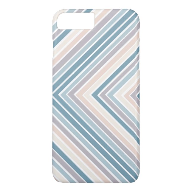 Capa Para iPhone, Case-Mate Tiras de bronzeamento azuis (Verso)