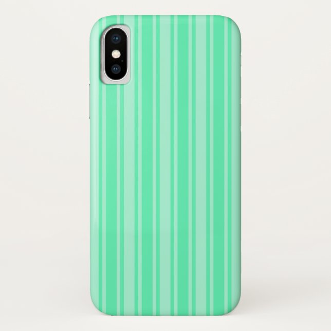 Capa Para iPhone, Case-Mate Tiras de doces verdes para casas (Verso)