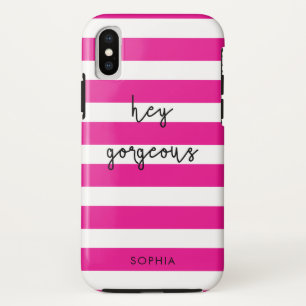 Capa Para iPhone Da Case-Mate Tiras Rosa Personalizadas Ei Garganta