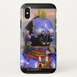 Capa Para iPhone Da Case-Mate TITAN CYBORG PORTRAIT Blue Science Fiction, Ficha<br><div class="desc">Titan cyborg da Hyperion World com sua vibrante carapaça metálica cromada refletiva em um ambiente surreal,  céu azul e nuvens,  quadro de animação do filme 3D Hyperion World.Imagem artística,  colorida e brilhante de ficção científica em cores azul,  rosa,  amarela,  branca,  marrom.</div>