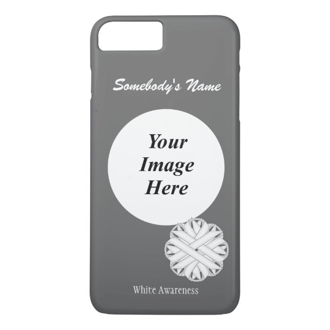 Capa Para iPhone, Case-Mate Tmpl da Flower Branca por Kenneth Yoncich (Verso)