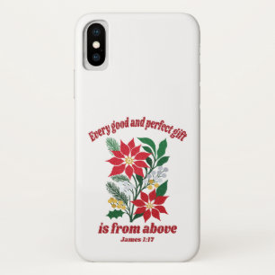 Capa Para iPhone Da Case-Mate Todo Bom e Perfeito Presente – Tiago 1:17 Natal