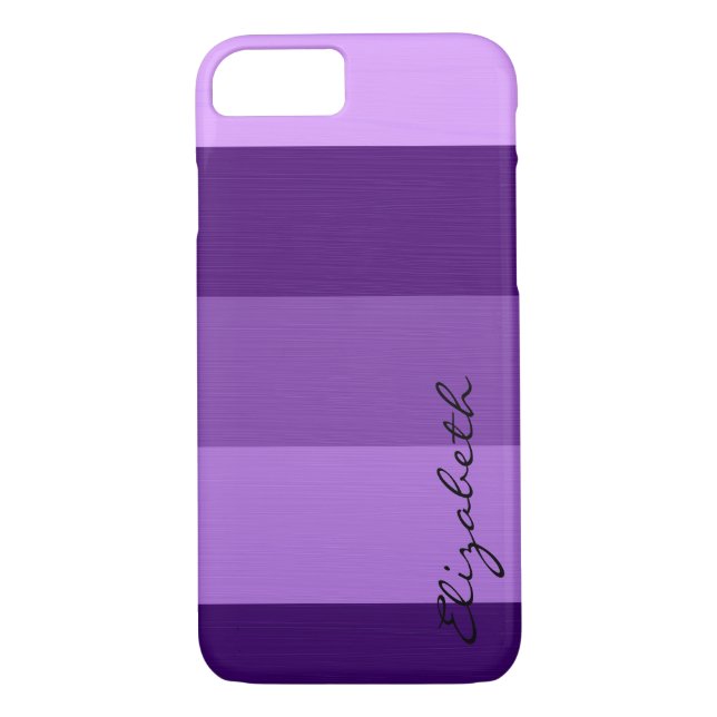 Capa Para iPhone, Case-Mate Tons Roxos - Fundo de faixas (Verso)