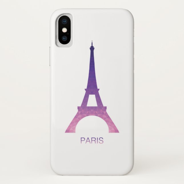 Capa Para iPhone, Case-Mate Torre Eiffel abstrata (Verso)