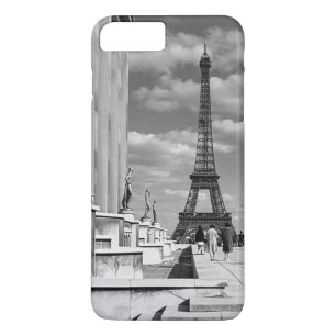 Capa iPhone 8 Plus/7 Plus Torre Eiffel França Paris palácio Chaillot vintage
