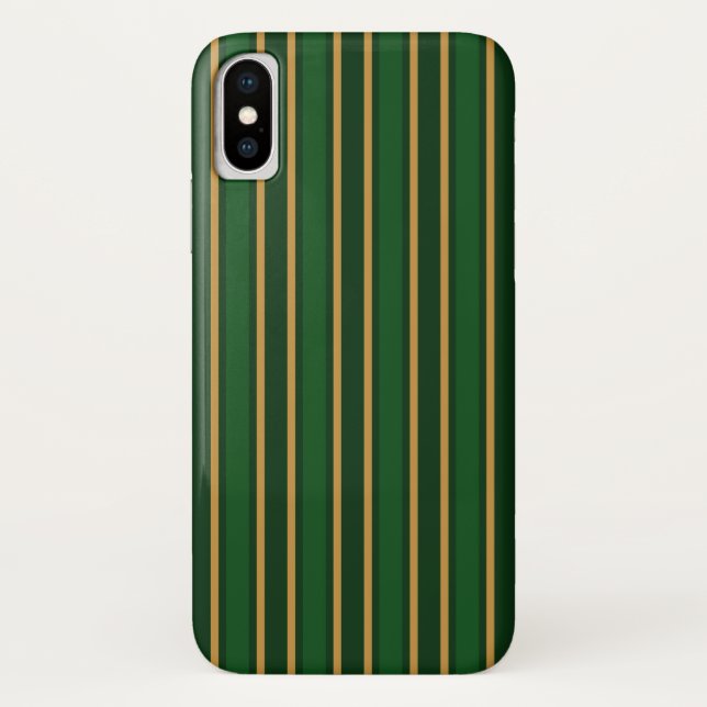 Capa Para iPhone, Case-Mate Torres verdes e douradas (Verso)