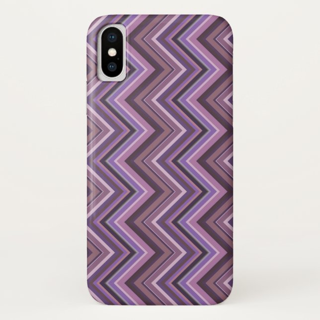 Capa Para iPhone, Case-Mate Torres-ziguezague Mauve (Verso)