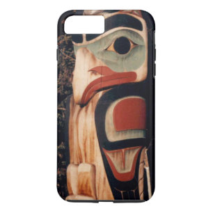 Capa iPhone 8 Plus/7 Plus Tótem de Alasca Projetado e Esculpido