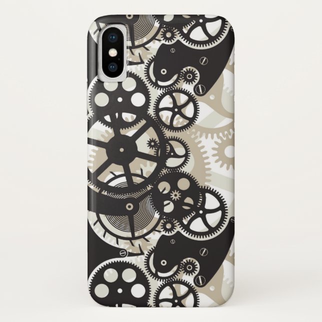 Capa Para iPhone, Case-Mate Trabalho das rodas da roda denteada (Verso)