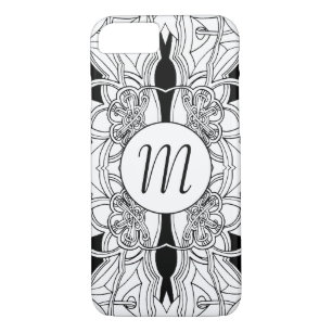 Capa Para iPhone Da Case-Mate Trabalho de arte preto e branco moderno com Design