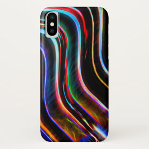 Capa Para iPhone Da Case-Mate Traços de cores laterais da radiação de moda