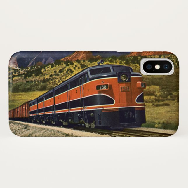 Capa Para iPhone, Case-Mate Transporte Antigo no Oeste Americano, Trem 158 (Verso (Horizontal))